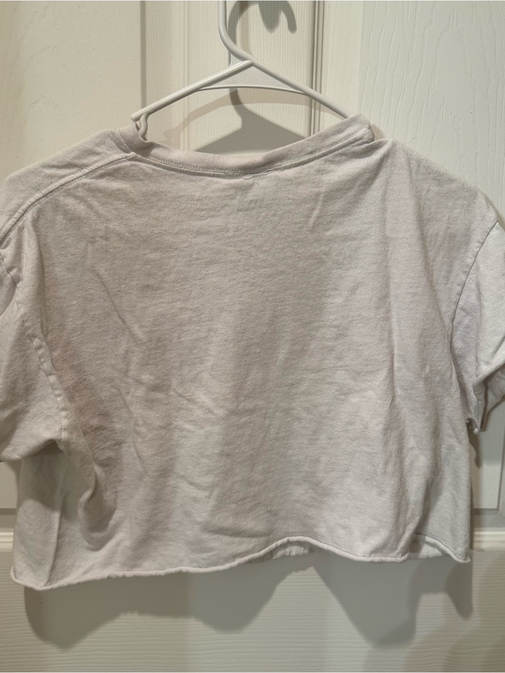 Junk Food Budweiser Label Cropped Tee in White - Size Small - Picture 4 of 4